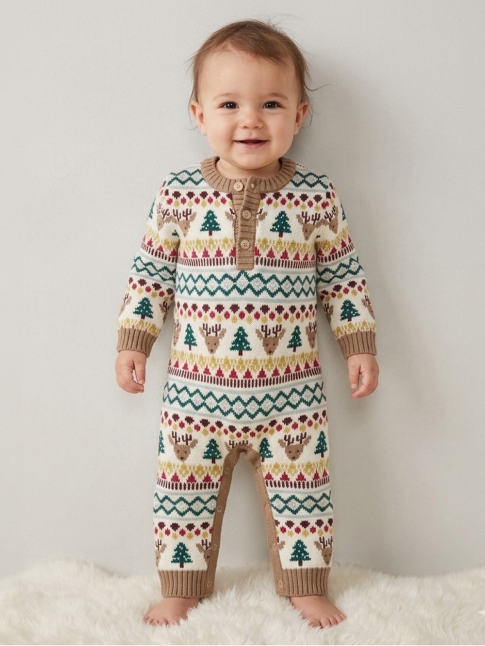 🌞Old Navy Multicolor Holiday Kids Footie